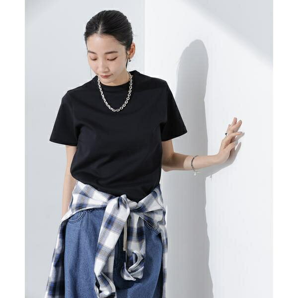 Anti SmellスムースシルケットクルーネックTシャツ／ナノユニバース（NANO universe）