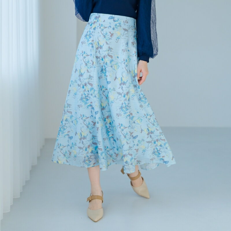 25春夏新作 アートフラワースカート／ミッシュマッシュ（MISCH MASCH）