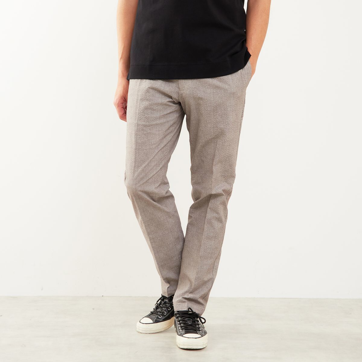 プリントテックサッカーコンフォートパンツ(セットアップ可)/メンズメルローズ(MEN'S MELROSE)