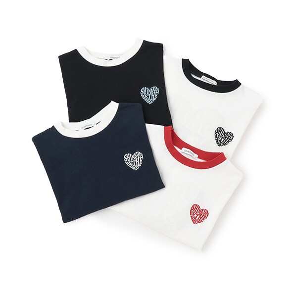 【GOODPRICE】ハートバイカラー長袖Tシャツ／ラブトキシック（Lovetoxic）のサムネイル