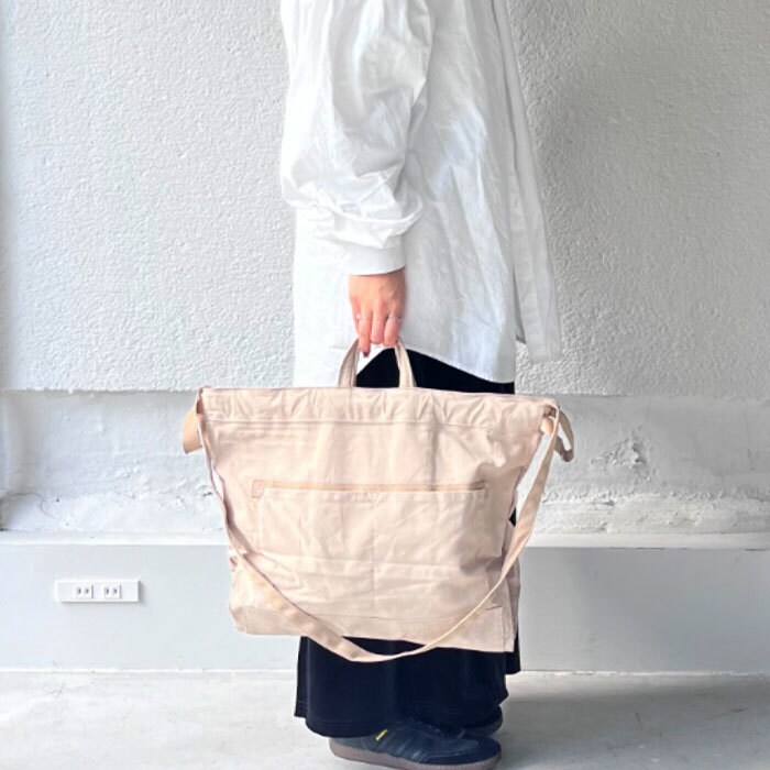 COTTON WASH 2WAY TOTE／アースメイド（EARTHMADE）