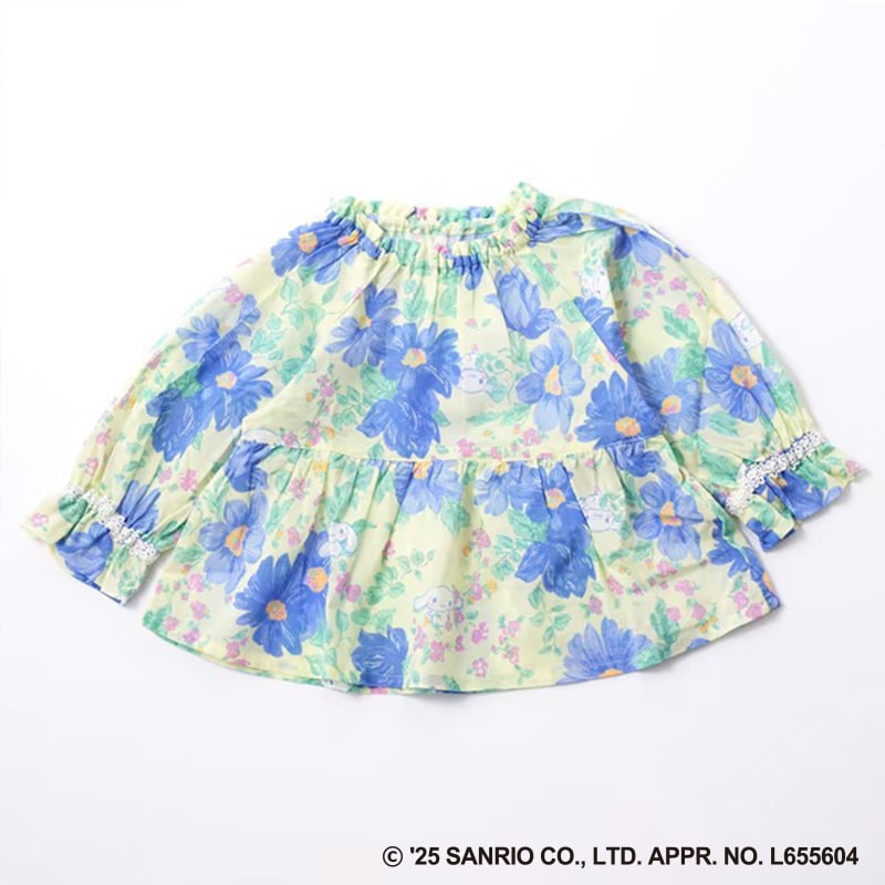 【シナモロール】マーガレットプリントブラウス／ハッカキッズ＆ベビー（hakka kids ＆ baby）