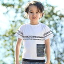 【お揃い】先染めチェックフラップポケット天竺半袖Tシャツ(90~160cm)/ベベ(BeBe)