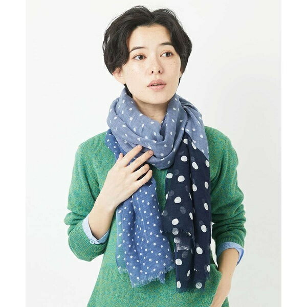 ランダムドットグラデーションストール／ジャンニ・ロ・ジュディチェ（GIANNI LO GIUDICE）