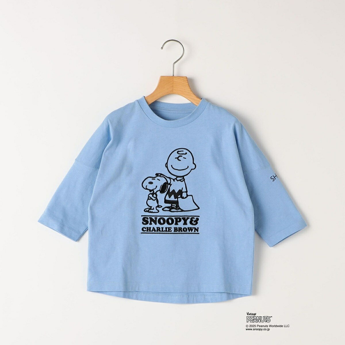 SHIPS KIDS:140〜160cm / スヌーピー 七分袖 TEE／シップス（SHIPS）