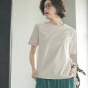 《5色展開SS-LLサイズ》ベーシックTシャツ【UV接触冷感洗濯機洗い可】/オペークドットクリップ(OPAQUE.CLIP)