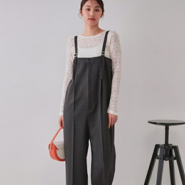 ベアサロペット【洗濯機洗い可】／オペークドットクリップ（OPAQUE.CLIP）