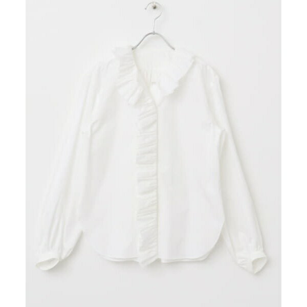 YLEVE　TYPEWRITER RUFFLE BLOUSE／かぐれ（kagure）のサムネイル