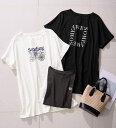 大人の華やかプリントチュニックTシャツ/ヴィオラエヴィオラ(viola e_viola)