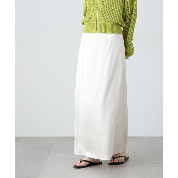 サテンナロースカート／エヌ ナチュラルビューティーベーシック（N.Natural Beauty Basic*）