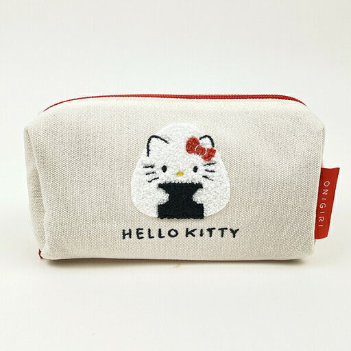 サンリオ ハローキティ 帆布サガラ刺繍スクエアポーチ おにぎりシリーズ Sanrio/パーフェクト・ワールド・トーキョー(Perfect World Tokyo) サンリオ ハローキティ 帆布サガラ刺繍スクエアポーチ おにぎりシリーズ Sanrio/パーフェクト・ワールド・トーキョー(Perfect World Tokyo)