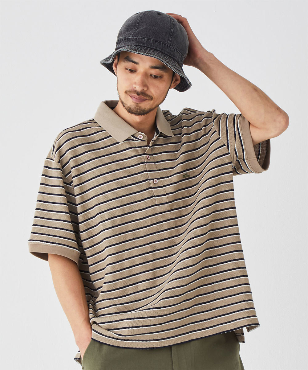 【接触冷感で涼しい！】リラックス リンクス カノコ ポロシャツ／クリフメイヤー（KRIFF MAYER）