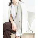 ダブルブレストジャケット/洗える/WEB限定サイズあり/オフオン(OFUON)