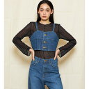 デニムビスチェ【カーヴデニムパンツセットアップ可能】/リー(Lee)