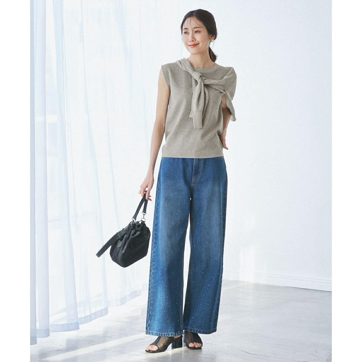 【洗濯機OK】LEVITAゼロスリーブサマーニットプルオーバー／ロペピクニック（ROPE' PICNIC） 0101marui-12851935 丸井(マルイ)楽天市場店 サンプル画像2