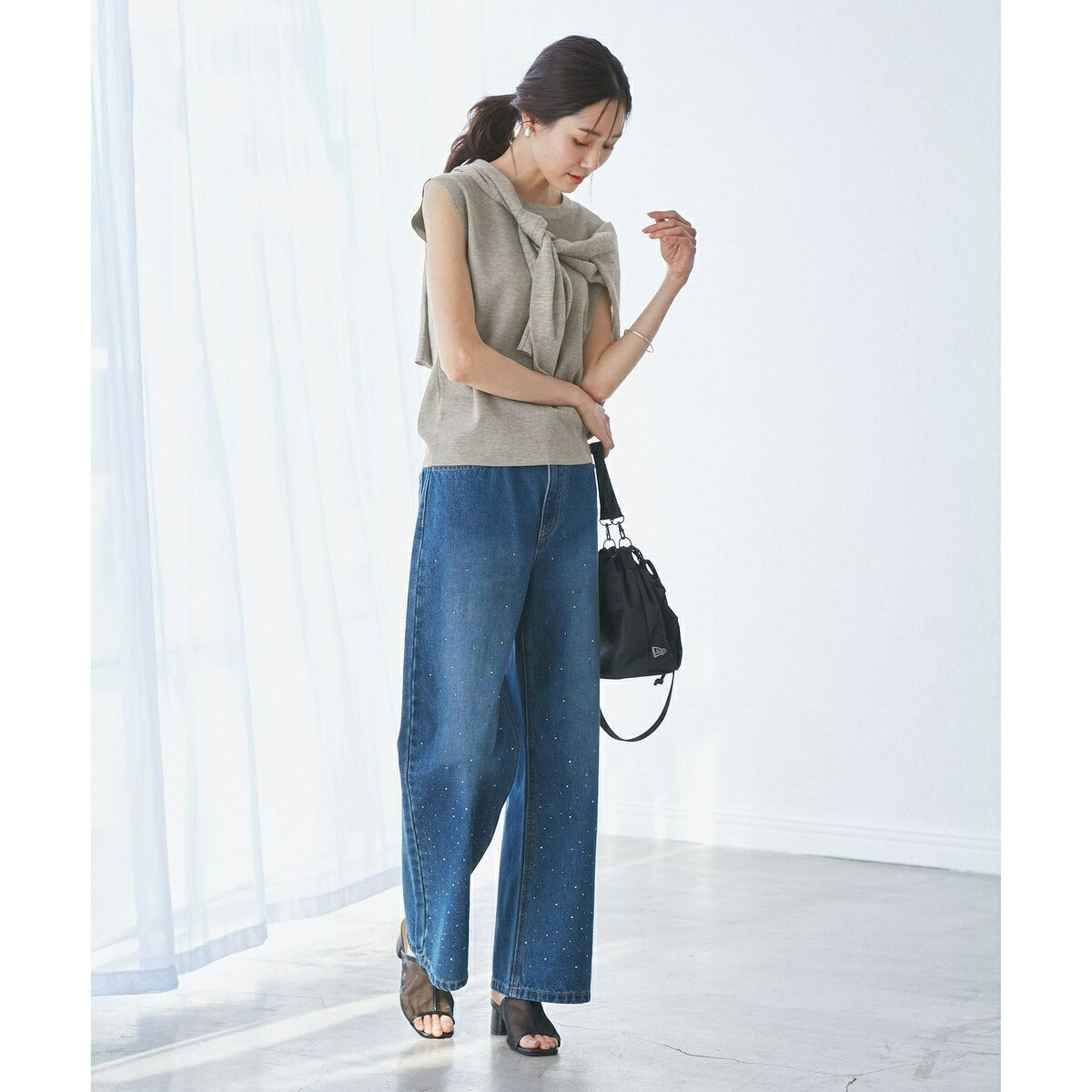 【洗濯機OK】LEVITAゼロスリーブサマーニットプルオーバー／ロペピクニック（ROPE' PICNIC） 0101marui-12851935 丸井(マルイ)楽天市場店 サンプル画像3