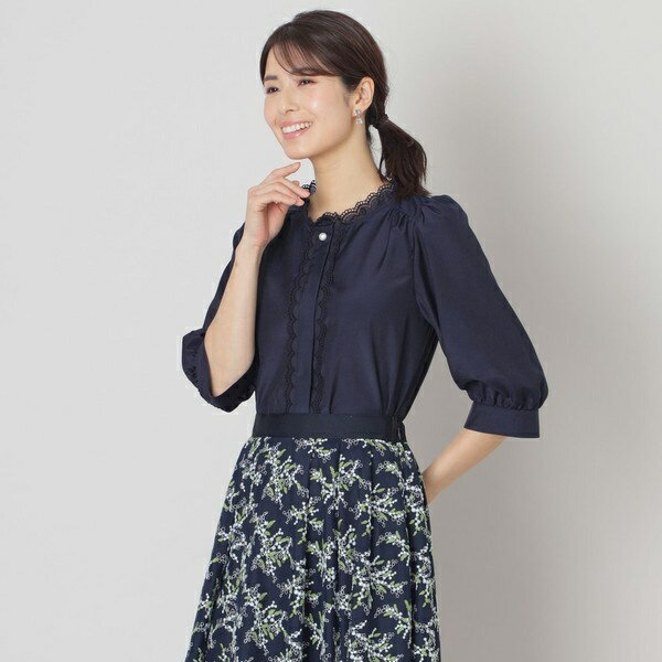 ブライトクロス アイレットレースブラウス／トゥービーシック（TO BE CHIC）