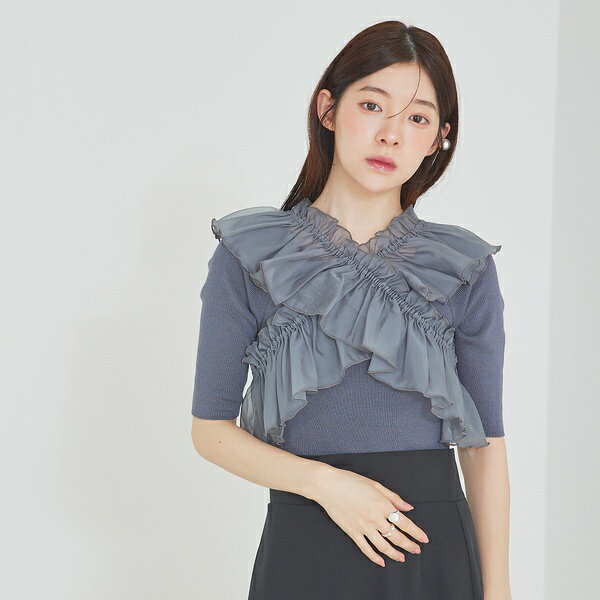 マルチWAYフリル付ニット／セルフィスト（SELFIST）