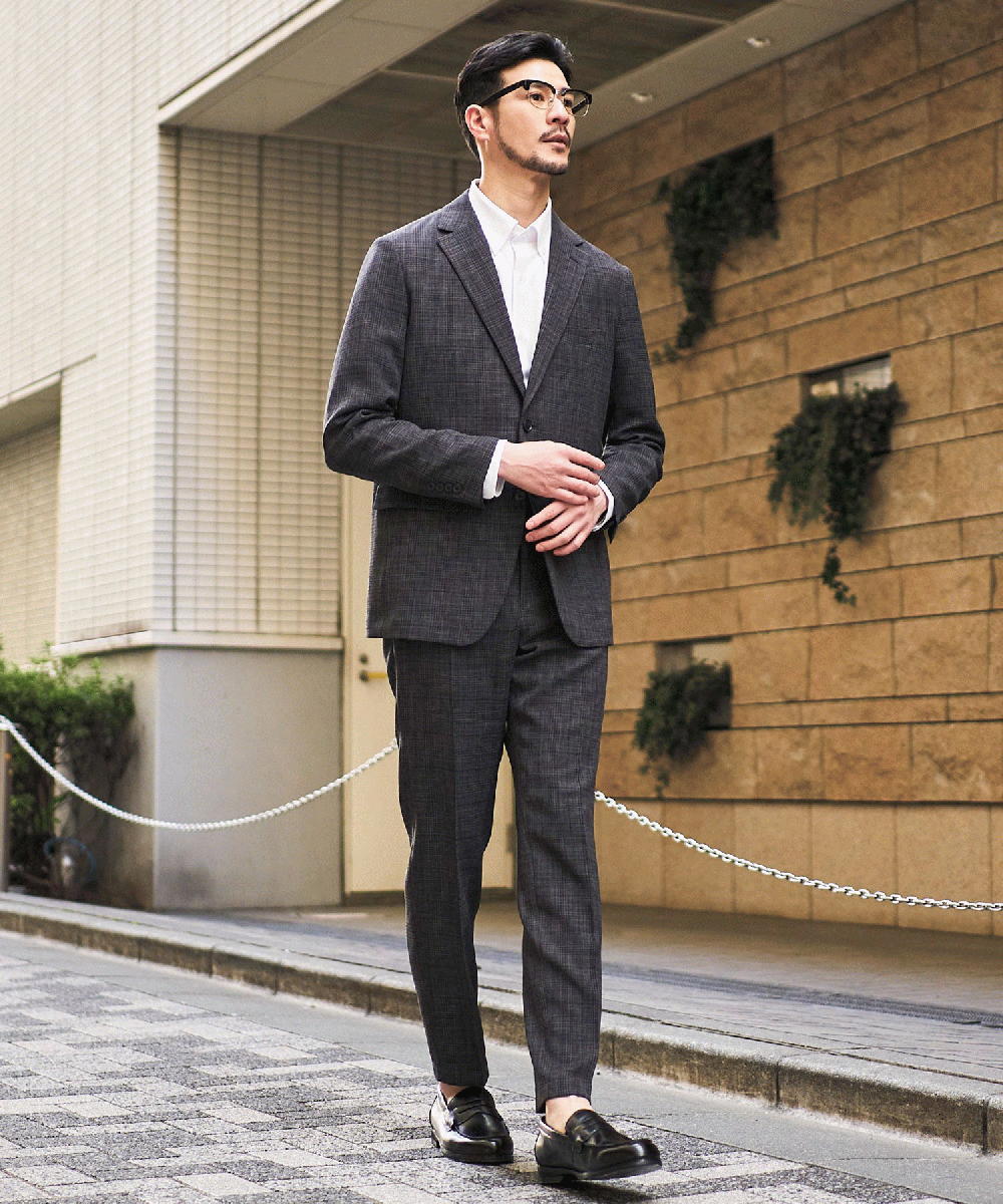 AIR THROUGH MESH ストレッチスーツ / ウォッシャブルセットアップ/テットオム(TETE HOMME)