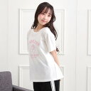 チェリーモチーフTシャツ/ピンクラテ(PINK-latte)