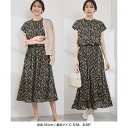 【WEB限定サイズ】着丈が選べるアソート総柄ワンピース/ロペピクニック(ROPE' PICNIC)