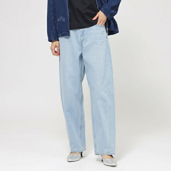 【ウォッシャブル】カーブデニムパンツ／エヴェックス バイ クリツィア（EVEX by KRIZIA）