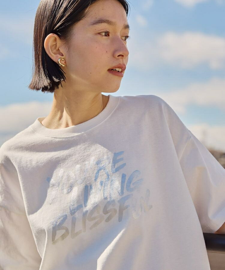 箔プリントTシャツ／アメリカンホリック（AMERICAN HOLIC）のサムネイル