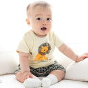 天竺ライオンプリントカバーオール(70~80cm)/フィヨ デュ ベベ ルダクティオン(fillot de bebe reduction)