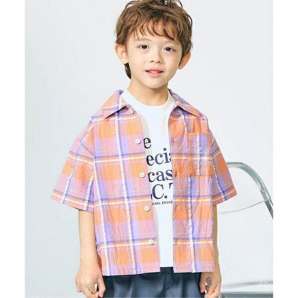 【リンク】ストライプ・チェックシャツ／アプレ レ クール（apres les cours）のサムネイル