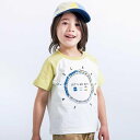 レールぐるぐる電車刺しゅうラグランTシャツ(80~130cm)/スラップスリップ(SLAP SLIP)