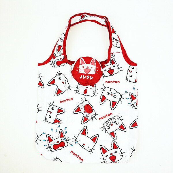 ノンタン にんにん エコバッグ (レッド)／パーフェクト・ワールド・トーキョー（Perfect World Tokyo）