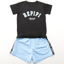 REPIPI キッズ 半袖Tシャツ&パンツセット/レピピ アルマリオ(repipi armario)