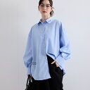 【ENIM BY VICKY】刺繍入りオーバーサイズシャツ≪手洗い可能≫/エニムバイビッキー(ENIM BY VICKY)(4)