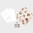 【WEB限定】カミール柄 プリントハンカチ5枚セット (ローラアシュレイ ギフト袋&シール)付き/ローラ アシュレイ(LAURA ASHLEY)
