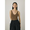 カップ付きニットキャミソール リサイクルポリエステル使用/マウジー(MOUSSY)