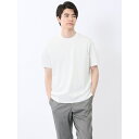 タカキュー 【DRESS T-SHIRT】綿ストレッチ スロープネック半袖Tシャツ/タカキュー(TAKA-Q)