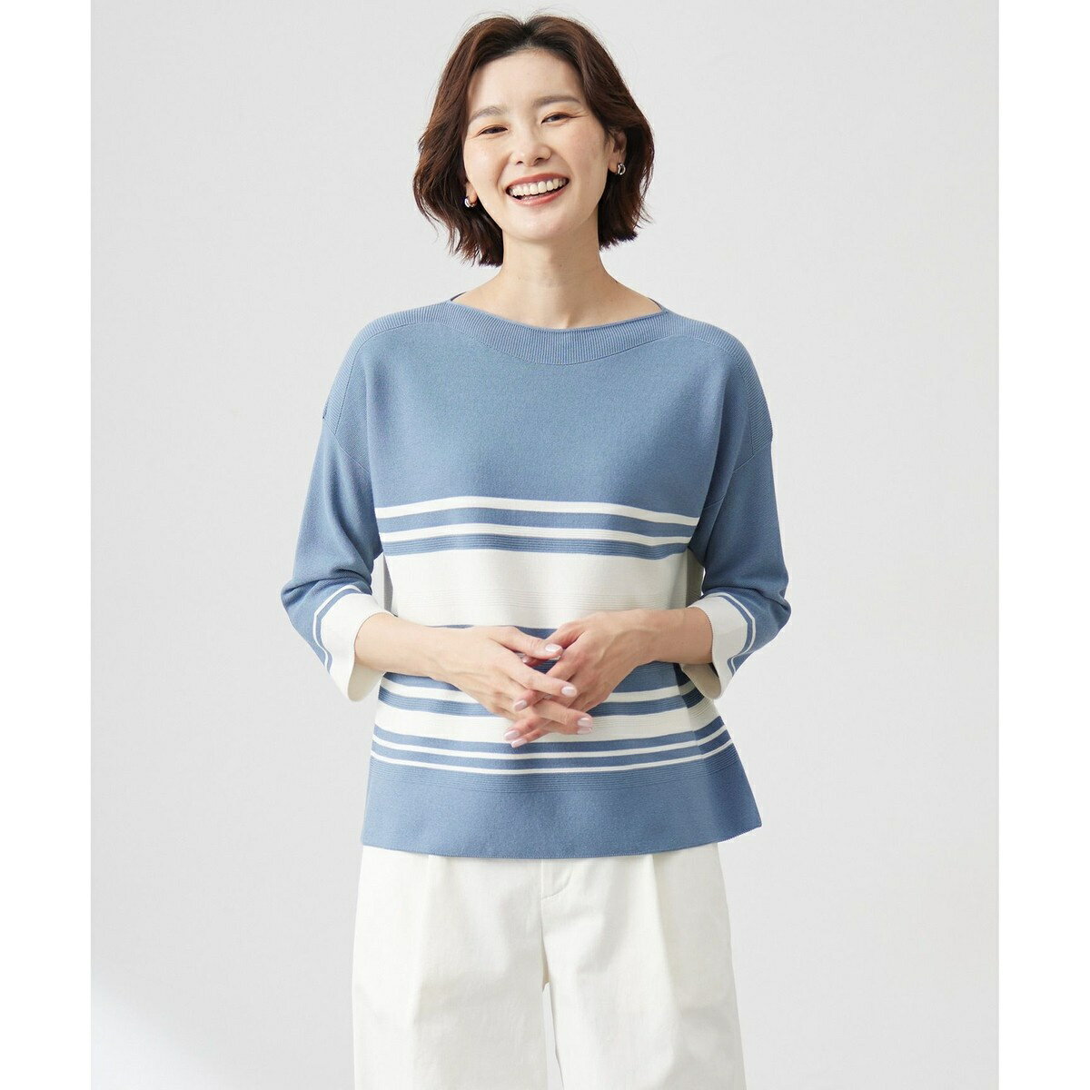 【洗える】LINKS WG ホールガーメント ニット／Jプレス（J.PRESS）