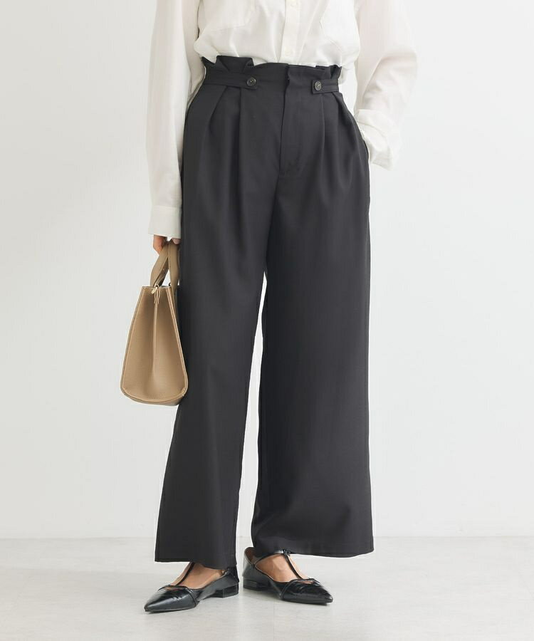 ・ELENCARE DUE サイドベルトタックパンツ／グリーンパークス（Green Parks）(4)