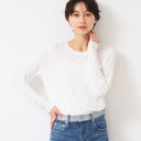 【洗える】チュール重ねロングスリーブTシャツ/デッサン(Dessin)