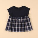 くしゅっとチェック チュニックTシャツ(ベビーサイズ)/コムサイズム(COMME CA ISM)