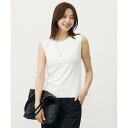 【WEB限定カラーあり・洗える】FINE SLEEVELESS ニット タンクトップ/Jプレス(J.PRESS)