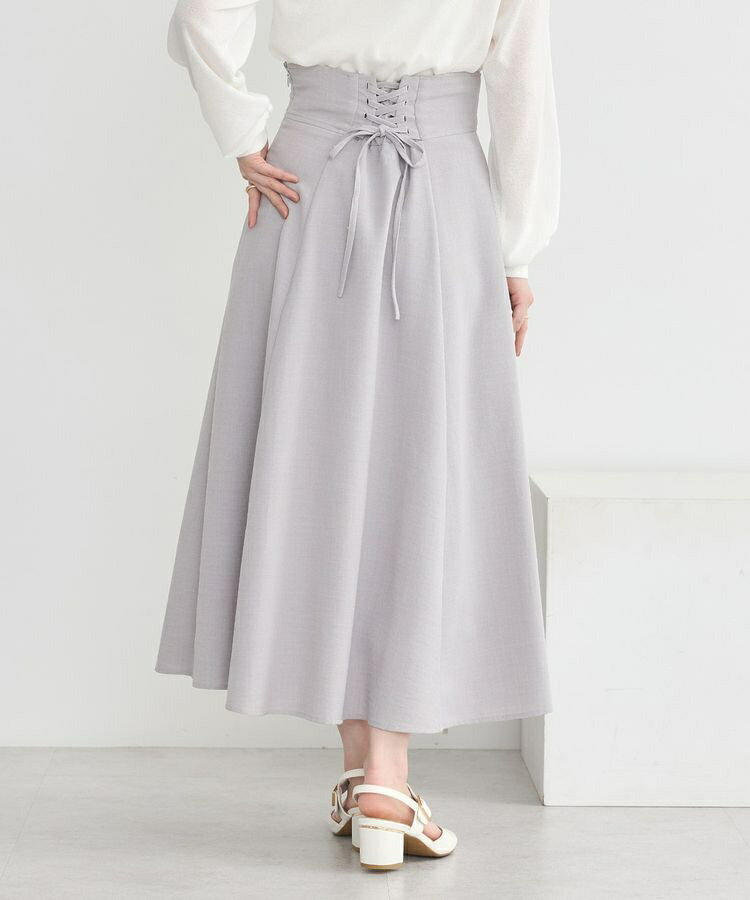 バックレースアップスカート／アースミュージック＆エコロジー（earth music＆ecology）