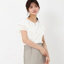 25SS パールダブルフリル袖ブラウス/ミッシュマッシュ(MISCH MASCH)