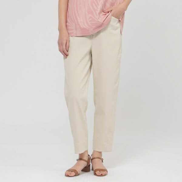 【防透け】【吸水速乾】【接触冷感】【UV対策】3Sオックスベイカーパンツ／エヴェックス バイ クリツィア（EVEX by KRIZIA）