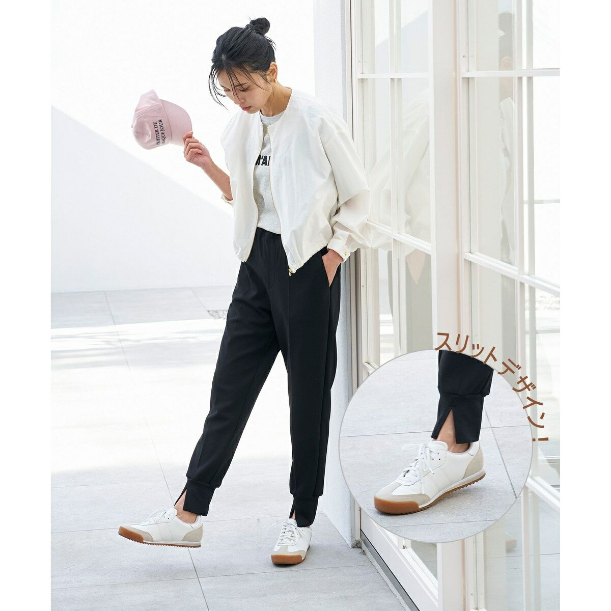 【野呂佳代さん着用/15サイズ展開】BEAUTY MOVE 最愛 ジョグパン／アンフィーロ（UNFILO）のサムネイル