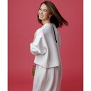 【洗える/ストレッチ】BEAUTY FORM JERSEY クロップド トップス/アンフィーロ(UNFILO)