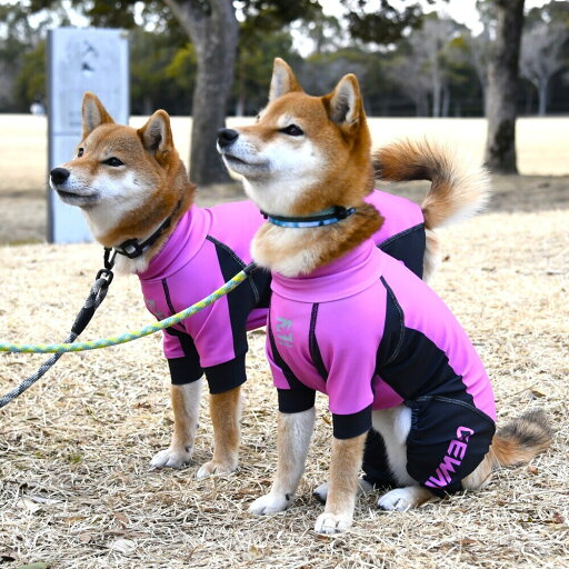 LGE538 トリコロール カラー プロテクト ロンパース 中型犬/ジウォーク(GEWALK) LGE538 トリコロール カラー プロテクト ロンパース 中型犬/ジウォーク(GEWALK)