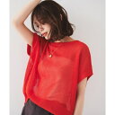 【前後2WAY清涼感】コクーンシルエット プルオーバーニット/アンタイトル(UNTITLED)
