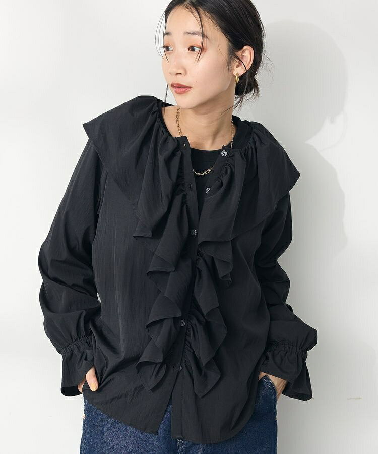 comme des garcons コムコム チャイナ フリルシャツ ブラウス 【公式通販】
