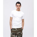 《DAILY/デイリー》RIB S/S HENLEY NECK T-SHIRT/リブ 半袖 ヘンリー/アヴィレックス(AVIREX)